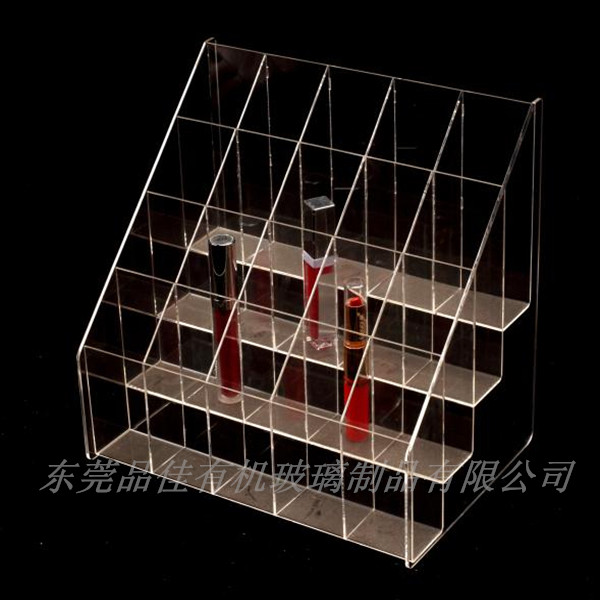 東莞有機玻璃展示架 透明梯形亞克